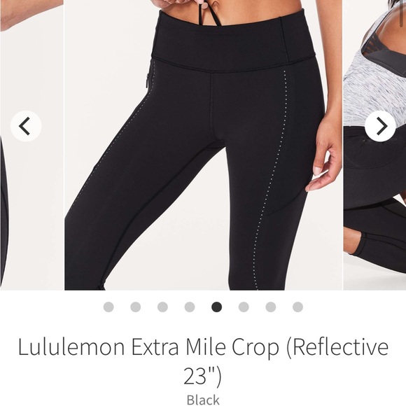Black Lululemon cropped leggings - Picture 11 of 12